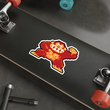 8-bit Legends: DonkeyKong die-cut stickers - Rerun Designs