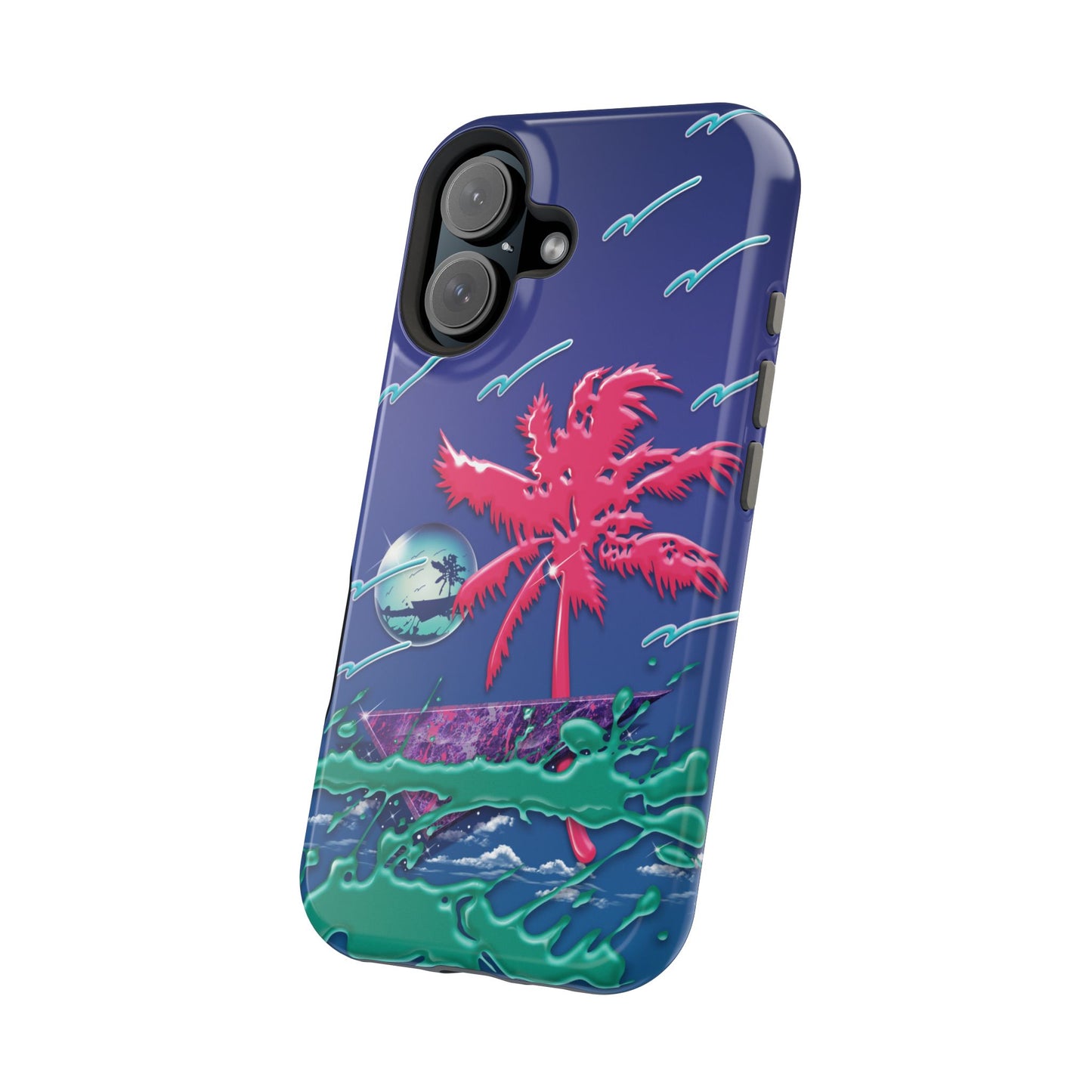 Pink Palm - Trapper Keeper inspired tough MagSafe® iPhone cases