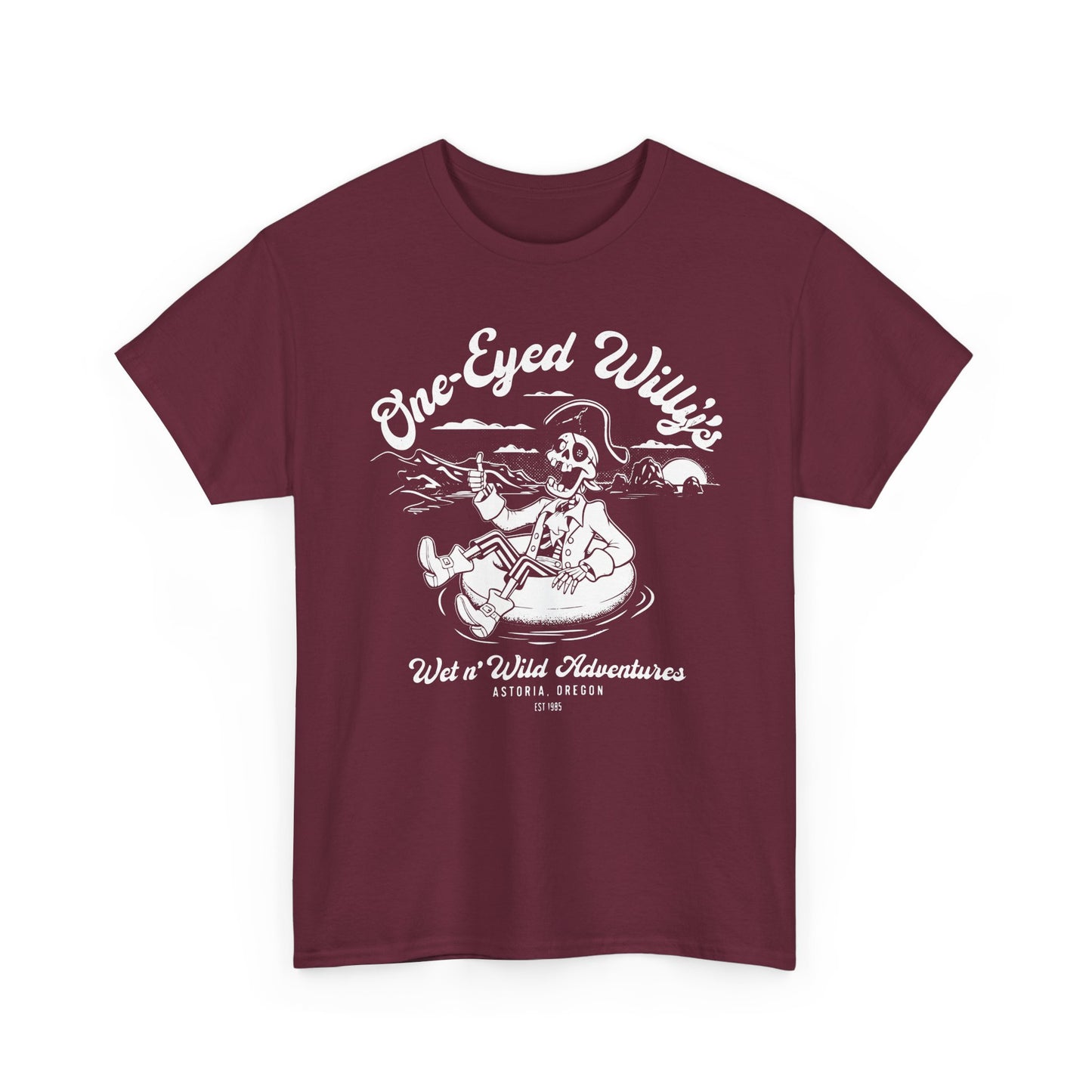 One-Eyed Willy's Wet n' Wild Adventures Goonies-inspired unisex t-shirt