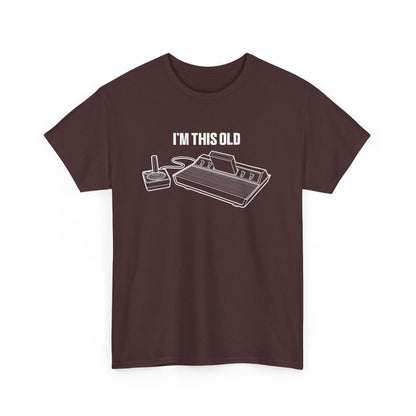 I'm this old - vintage gaming console unisex tshirt