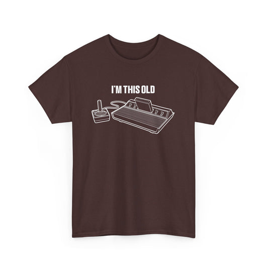 I'm this old - vintage gaming console unisex tshirt