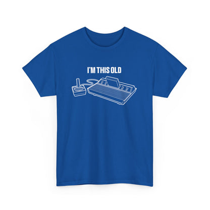 I'm this old - vintage gaming console unisex tshirt