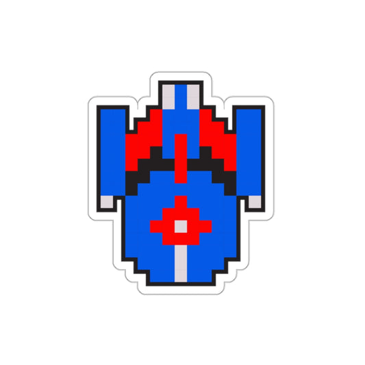 8-bit Legends: Galaga Enterprise die-cut stickers