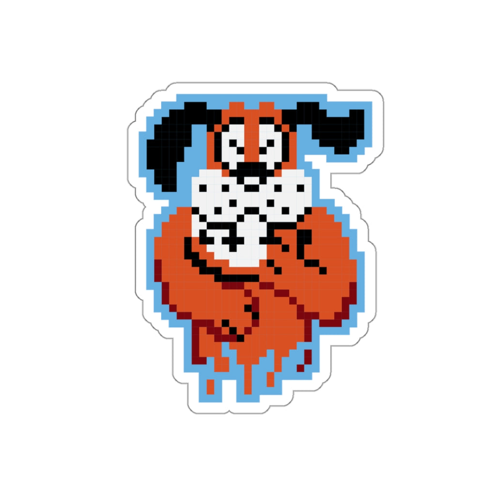 8-bit Legends: Duck Hunt Laughing Dog die-cut stickers