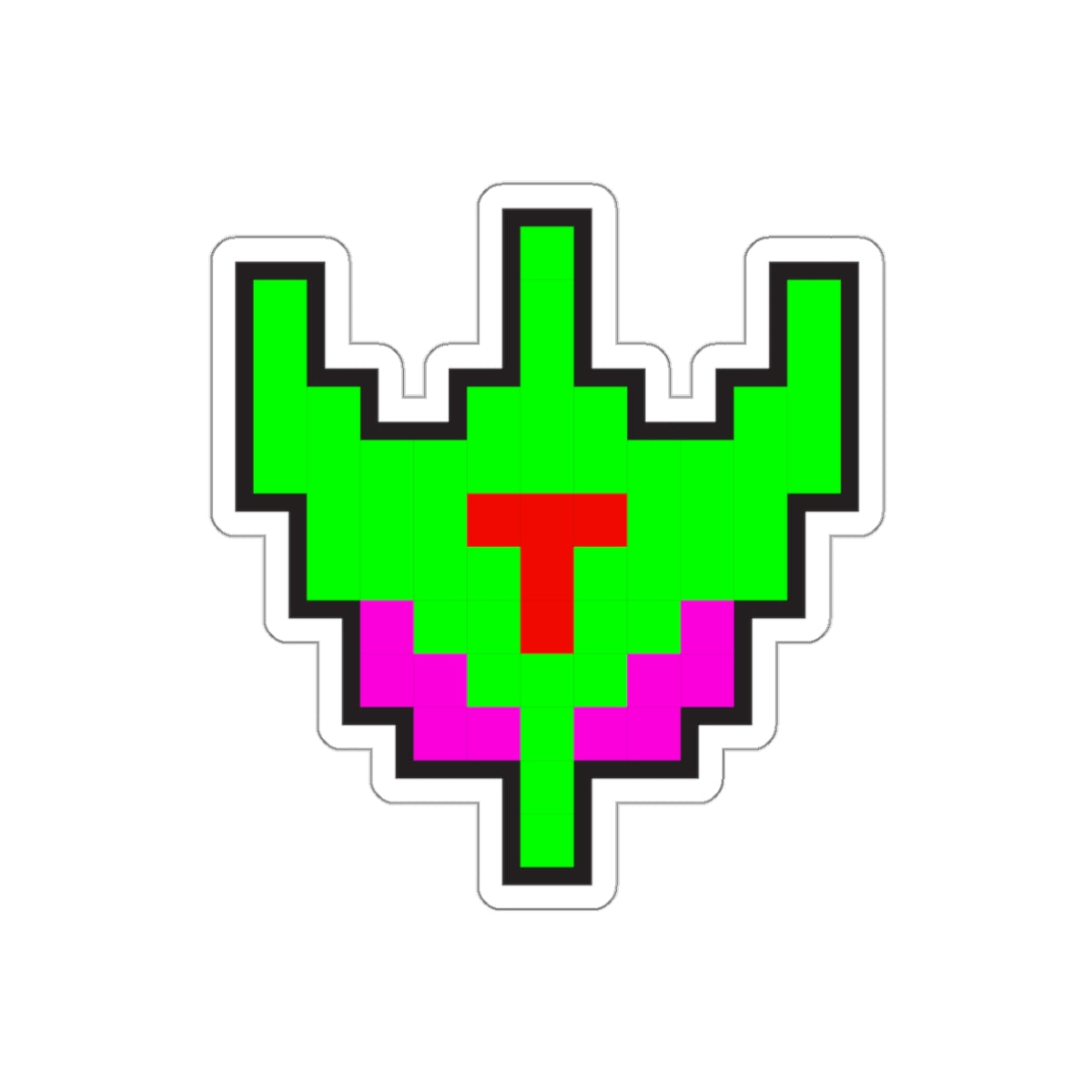 8-bit Legends: Galaga Bosconian Spy Ship die-cut stickers