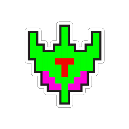 8-bit Legends: Galaga Bosconian Spy Ship die-cut stickers