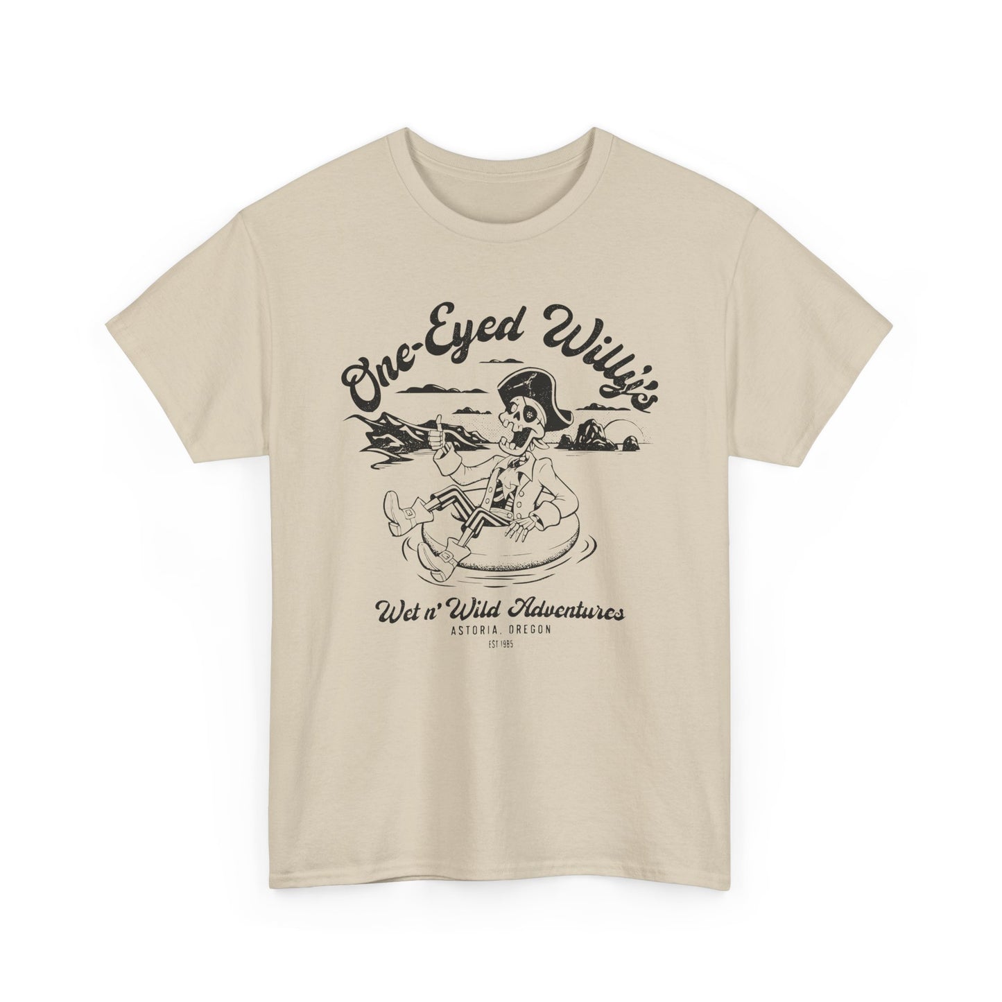 One-Eyed Willy's Wet n' Wild Adventures Goonies-inspired unisex t-shirt