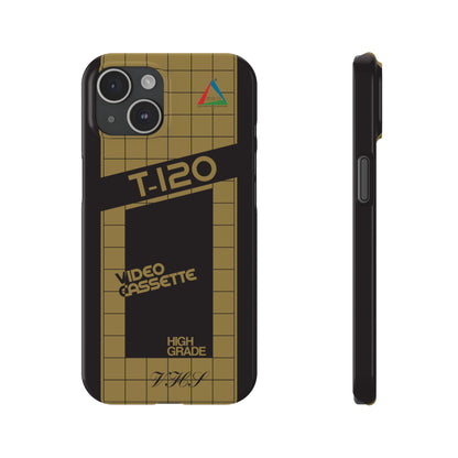 VHS Visions - retro ESC T-120 VHS tape inspired slim iPhone cases