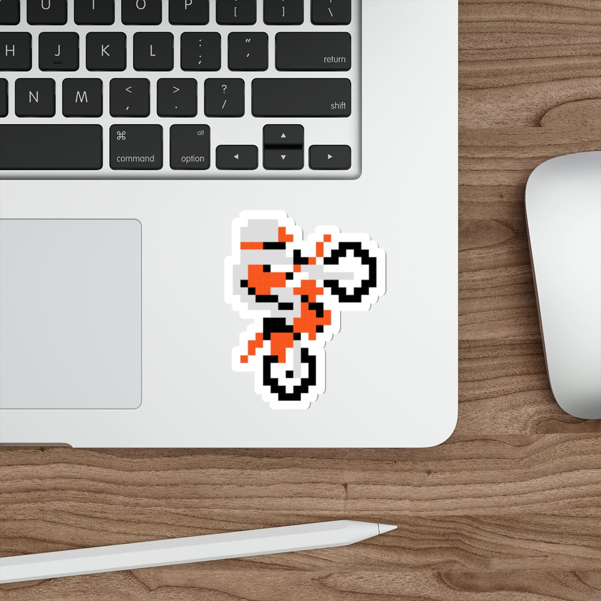 8-bit Legends: Excitebike die-cut stickers