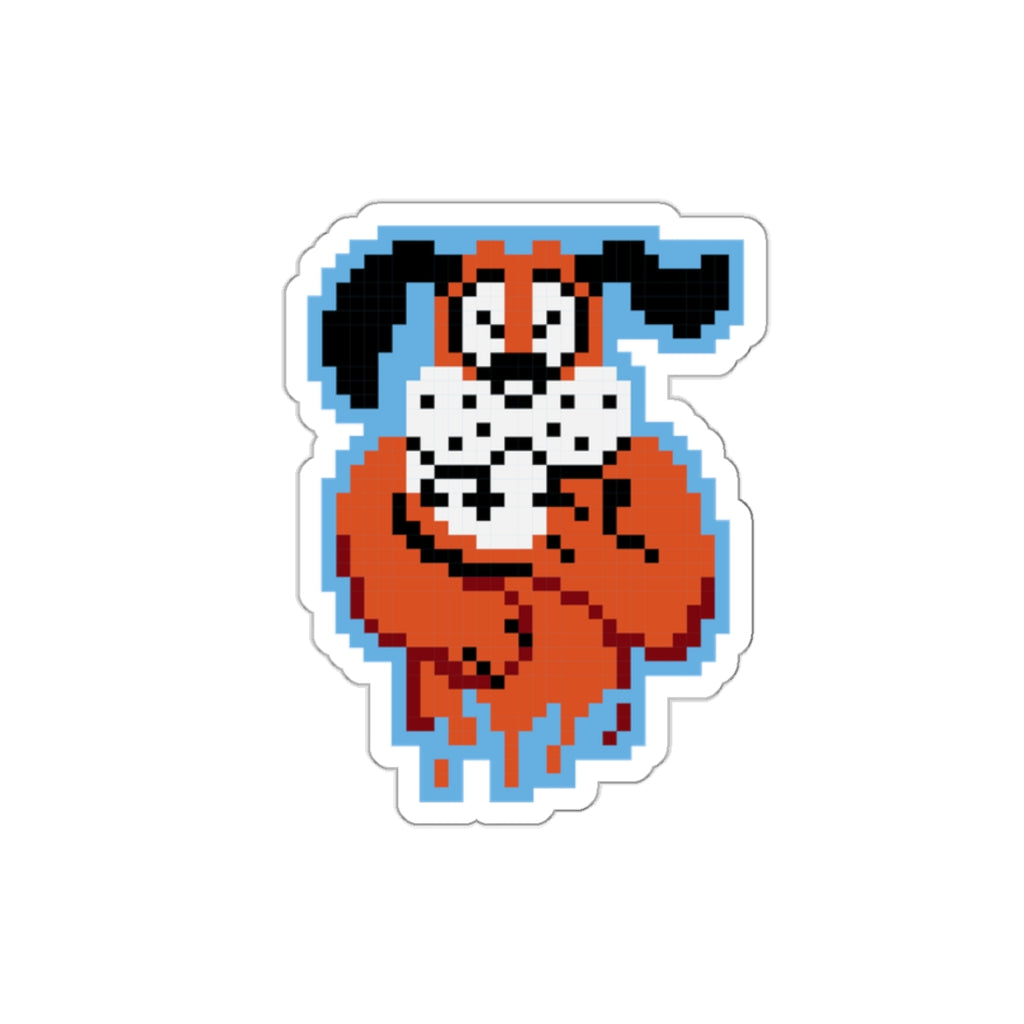 8-bit Legends: Duck Hunt Laughing Dog die-cut stickers