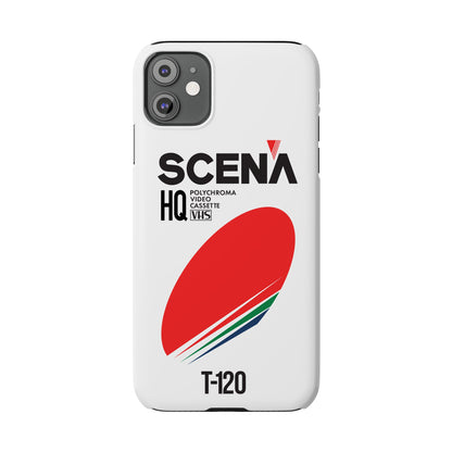 VHS Visions - retro Scena HQ T-120 VHS tape inspired slim iPhone cases